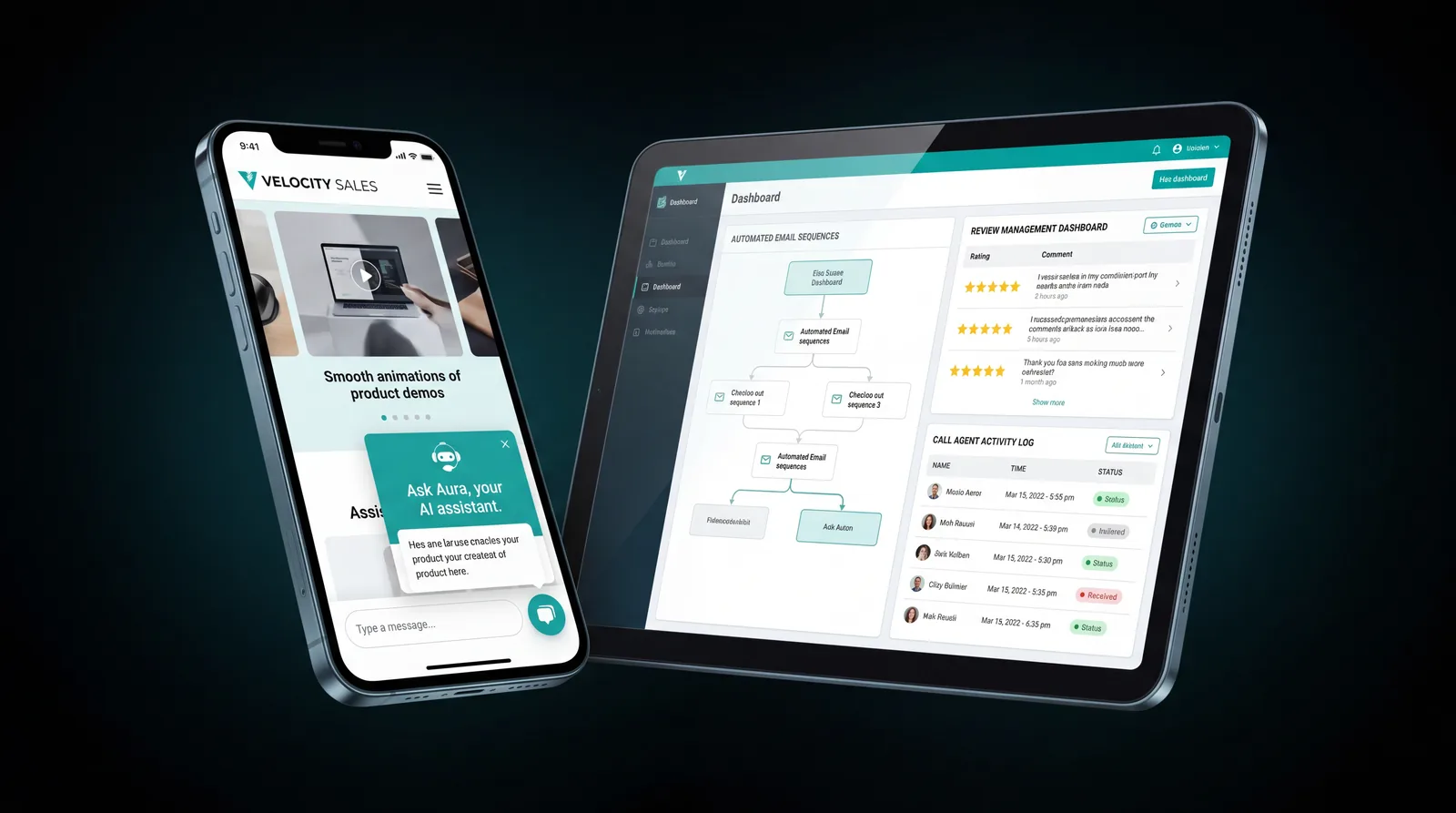 Vertrieb Mobile mit Backend