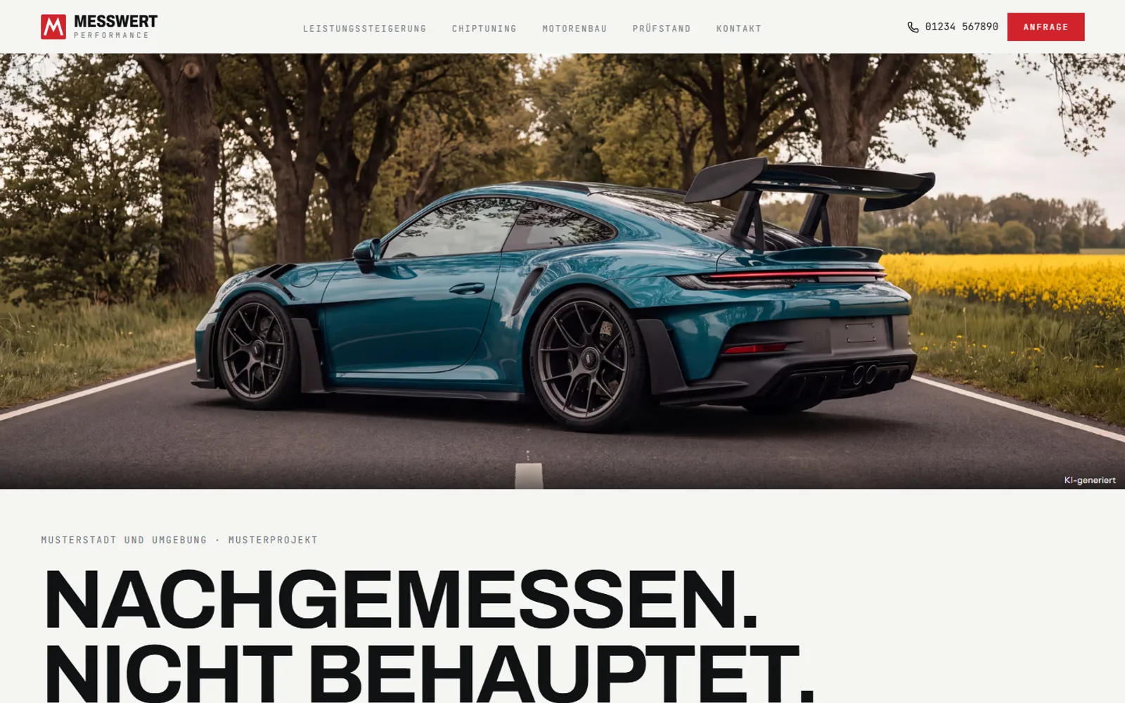 Messwert Performance — Vorschau